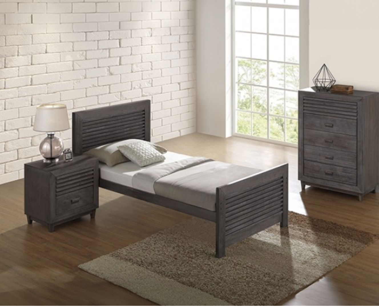 Griffin Twin Bed - Furniture 4 Less Outlet (Salinas,CA)