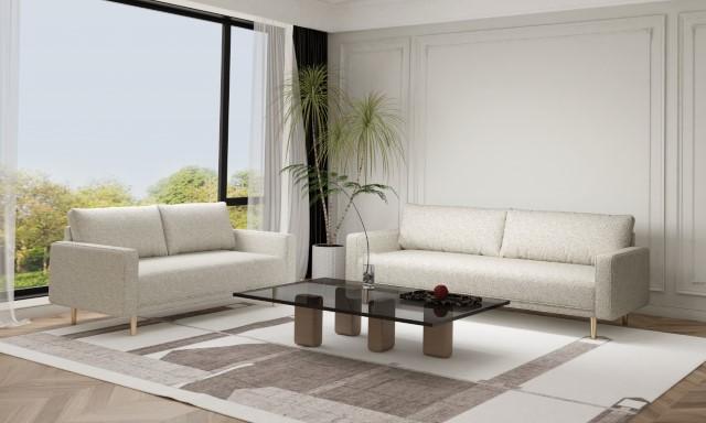 ELVERUM Sofa, Off-White - Furniture 4 Less Outlet (Salinas,CA)