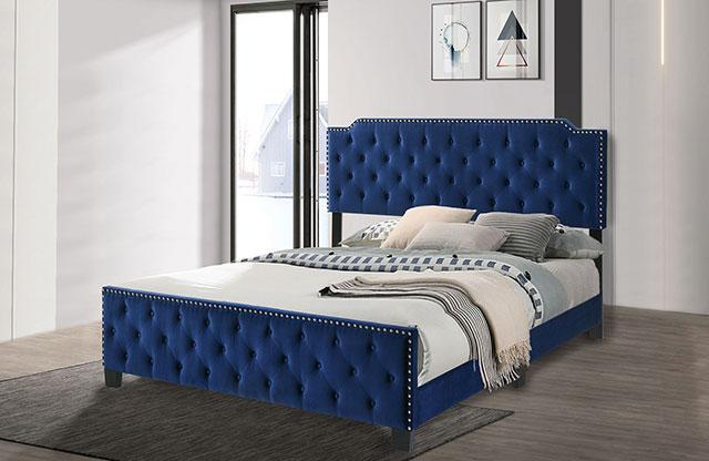 CHARLIZE E.King Bed, Navy - Furniture 4 Less Outlet (Salinas,CA)