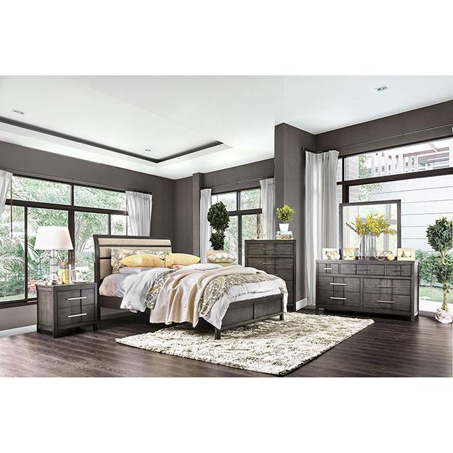 Berenice Gray Mirror - Furniture 4 Less Outlet (Salinas,CA)