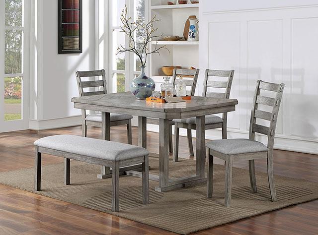 LAQUILA Side Chair (2/CTN), Gray - Furniture 4 Less Outlet (Salinas,CA)