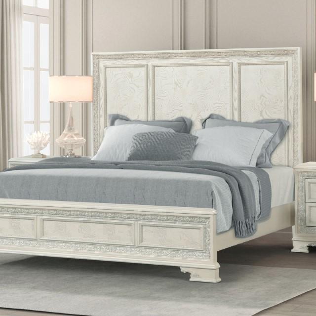 Stella Mia Bed White & White - Furniture 4 Less Outlet (Salinas,CA)