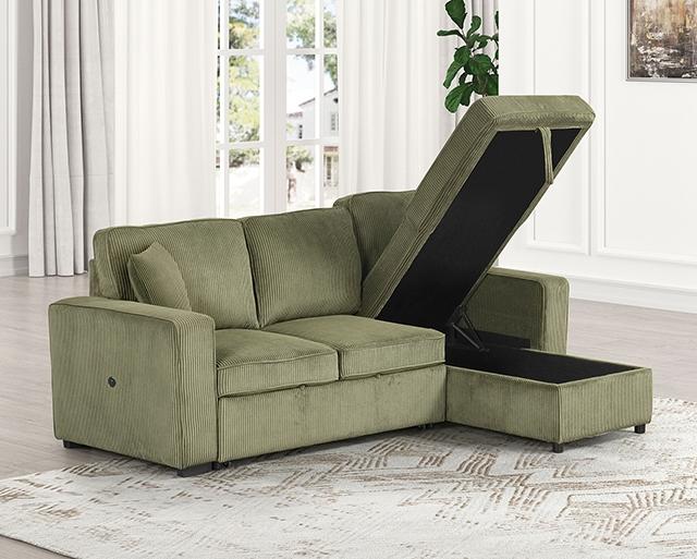 Yves Sectional Green - Furniture 4 Less Outlet (Salinas,CA)