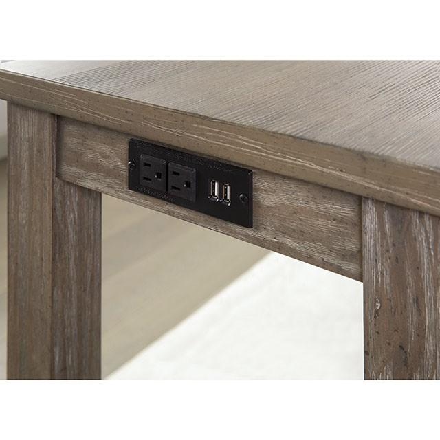 Caerleon 3 & 4 Piece Counter Ht. Set Gray & Blue - Furniture 4 Less Outlet (Salinas,CA)