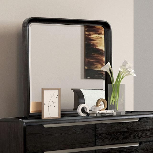 Osterley Mirror Black - Furniture 4 Less Outlet (Salinas,CA)