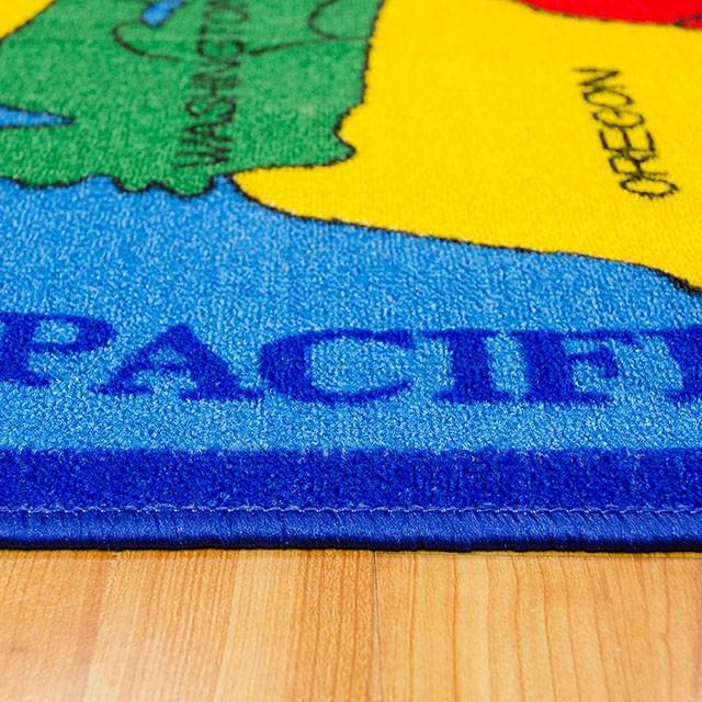 ABBEY Us Map 5' X 8' Area Rug - Furniture 4 Less Outlet (Salinas,CA)