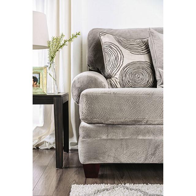 Bonaventura Gray/Pattern Sofa - Furniture 4 Less Outlet (Salinas,CA)