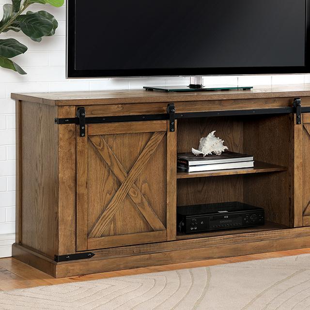BORREGO TV Stand, Dark Oak - Furniture 4 Less Outlet (Salinas,CA)