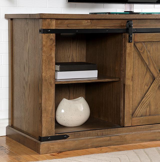 BORREGO TV Stand, Dark Oak - Furniture 4 Less Outlet (Salinas,CA)
