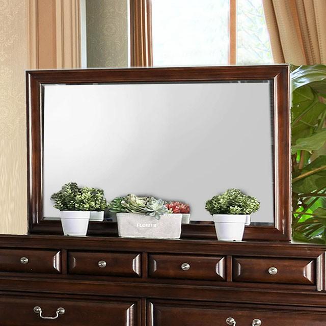 Brandt Brown Cherry Mirror - Furniture 4 Less Outlet (Salinas,CA)