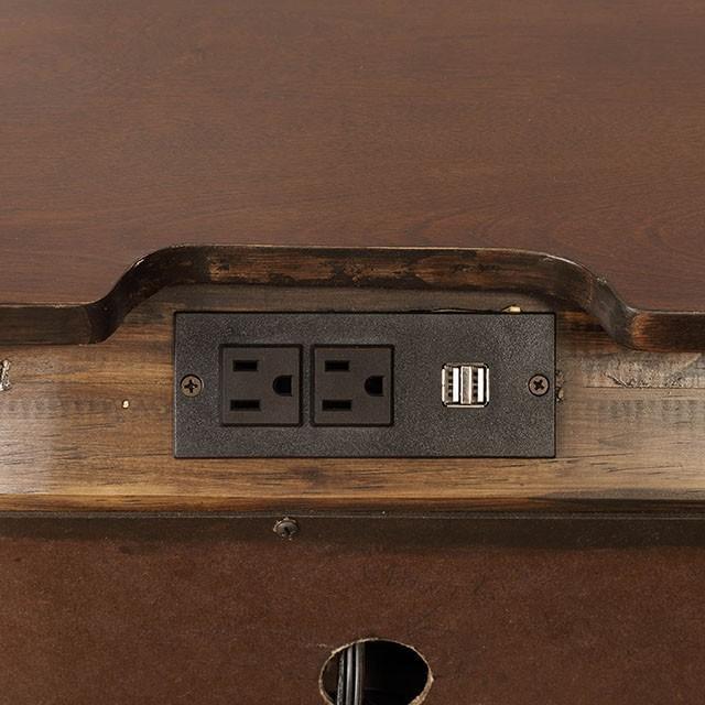 Brandt Brown Cherry Night Stand - Furniture 4 Less Outlet (Salinas,CA)