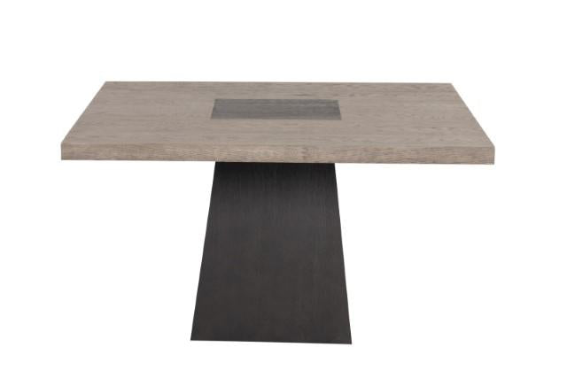 Broager 5 Pc Dining Table Set (White Swivel Chairs) - Furniture 4 Less Outlet (Salinas,CA)