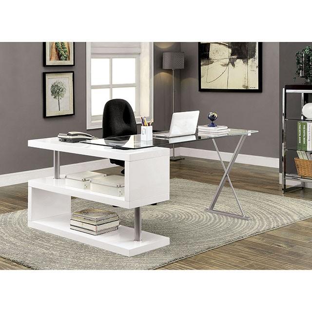 BRONWEN White Desk - Furniture 4 Less Outlet (Salinas,CA)