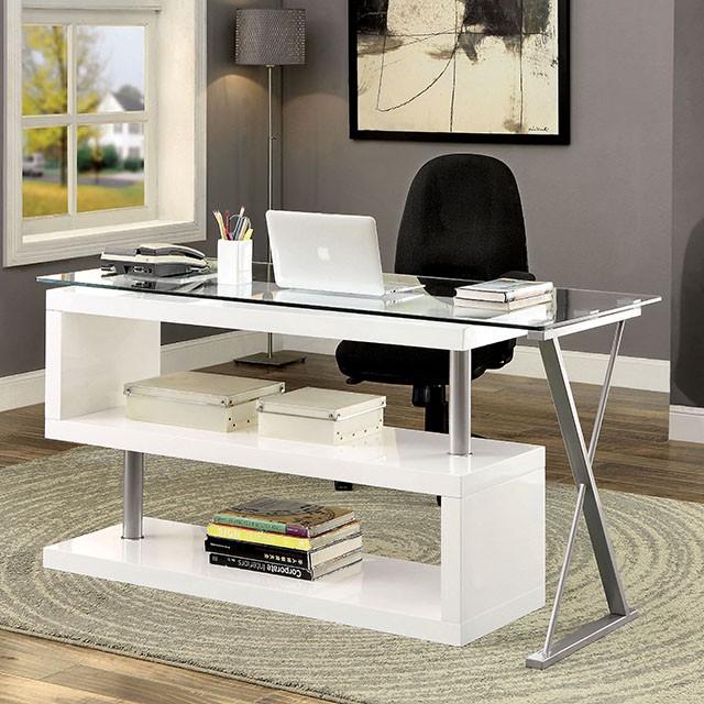 BRONWEN White Desk - Furniture 4 Less Outlet (Salinas,CA)