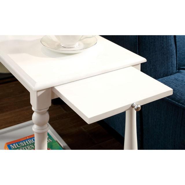 DEERING White Side Table - Furniture 4 Less Outlet (Salinas,CA)