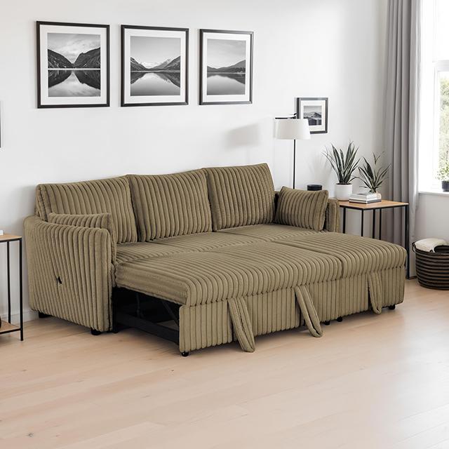 Denholme Sectional w/ Pull Out - Furniture 4 Less Outlet (Salinas,CA)