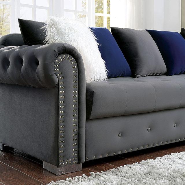 WILMINGTON Sectional, Gray - Furniture 4 Less Outlet (Salinas,CA)