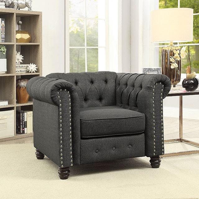 Winifred Gray Chair - Furniture 4 Less Outlet (Salinas,CA)