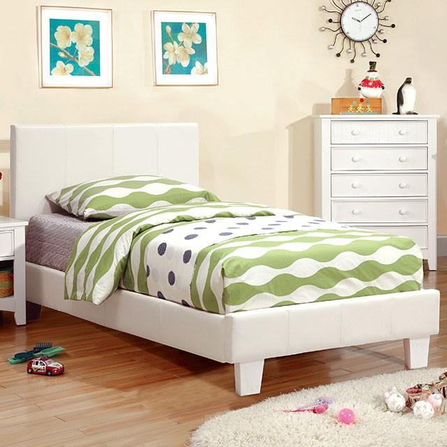 Winn Park Cal.King, E.King, Twin, & Full Bed Chrome, Gray, Brown, & Chrome - Furniture 4 Less Outlet (Salinas,CA)