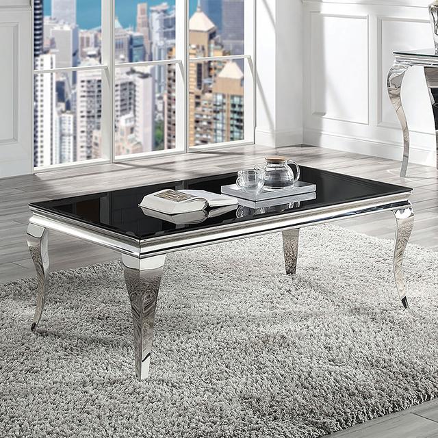WETZIKON Coffee Table, Black - Furniture 4 Less Outlet (Salinas,CA)