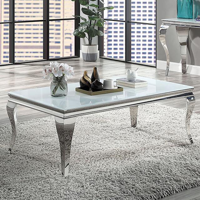 WETZIKON Coffee Table, White - Furniture 4 Less Outlet (Salinas,CA)