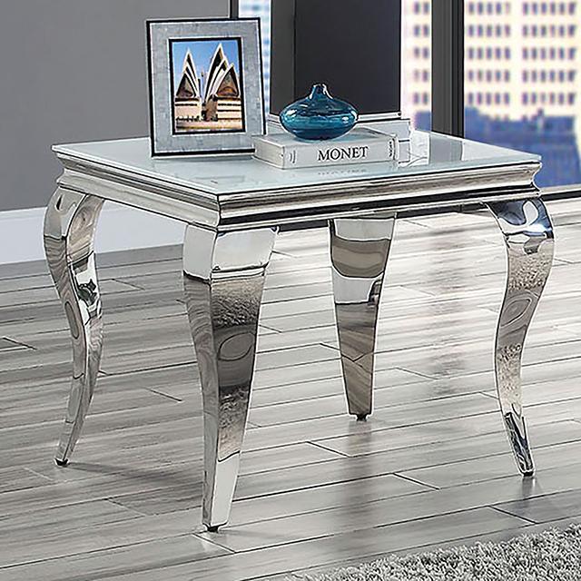 WETZIKON End Table, White - Furniture 4 Less Outlet (Salinas,CA)