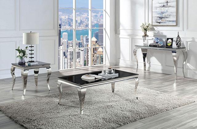 WETZIKON End Table, Black - Furniture 4 Less Outlet (Salinas,CA)