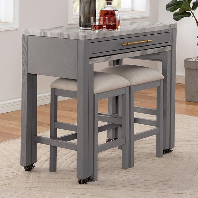 Whitehall Counter Ht Table Set - Furniture 4 Less Outlet (Salinas,CA)