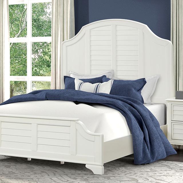 Whitehaven Bed White - Furniture 4 Less Outlet (Salinas,CA)