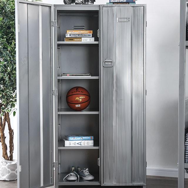 Zaheera Silver Large Locker - Furniture 4 Less Outlet (Salinas,CA)