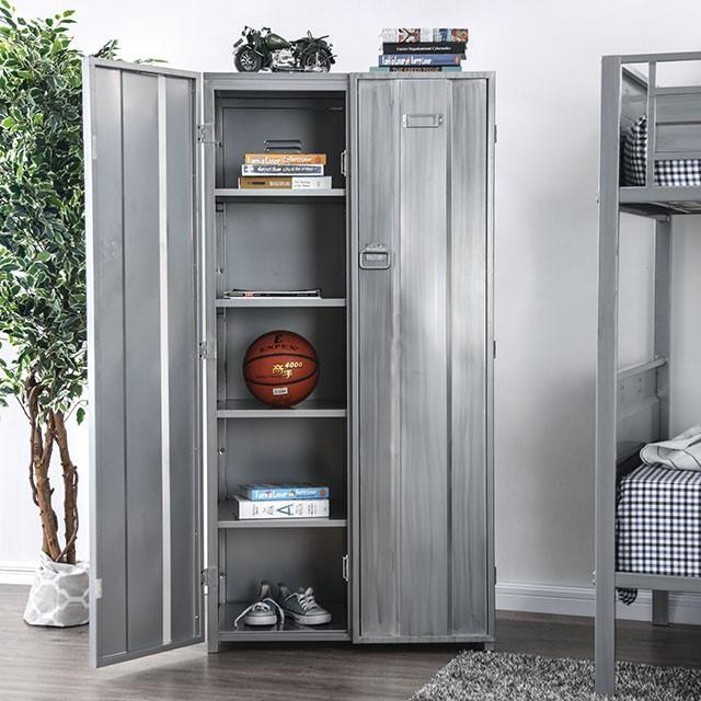 Zaheera Silver Large Locker - Furniture 4 Less Outlet (Salinas,CA)