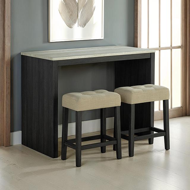 Zanaide 3 Pc. Dining Table Set - Furniture 4 Less Outlet (Salinas,CA)