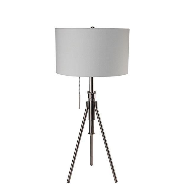 Zaya Brushed Steel Table Lamp - Furniture 4 Less Outlet (Salinas,CA)