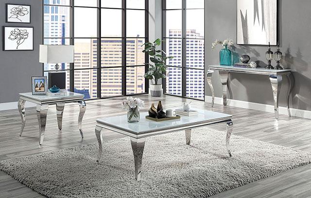 WETZIKON End Table, White - Furniture 4 Less Outlet (Salinas,CA)