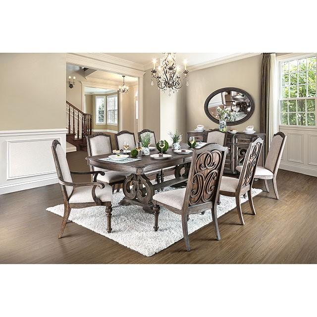 ARCADIA Rustic Natural Tone Mirror, Oval - Furniture 4 Less Outlet (Salinas,CA)