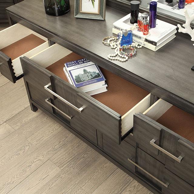 Berenice Gray Dresser - Furniture 4 Less Outlet (Salinas,CA)