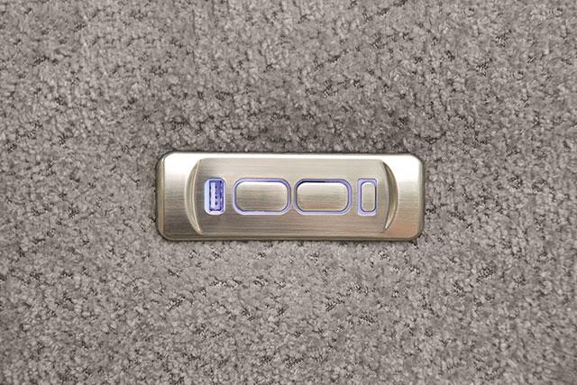 MORCOTE Power Sofa, Light Gray - Furniture 4 Less Outlet (Salinas,CA)