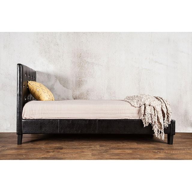 Velen Black Cal.King, E.King, Full, & Twin Bed Black & White - Furniture 4 Less Outlet (Salinas,CA)