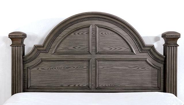 Pamphilos 4 & 5 Piece Queen Bedroom Set Gray & White - Furniture 4 Less Outlet (Salinas,CA)