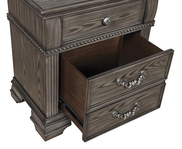 Pamphilos 4 & 5 Piece Queen Bedroom Set Gray & White - Furniture 4 Less Outlet (Salinas,CA)
