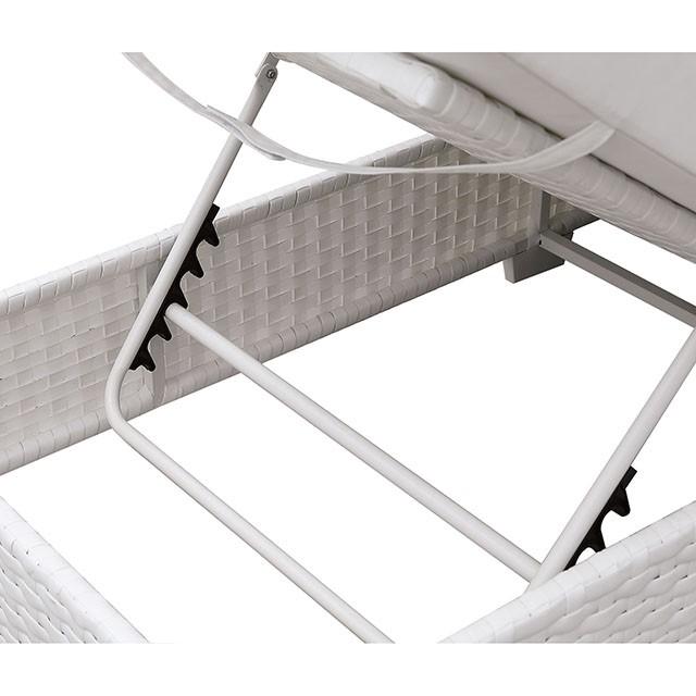 Somani Adjustable Chaise + End Table - Furniture 4 Less Outlet (Salinas,CA)