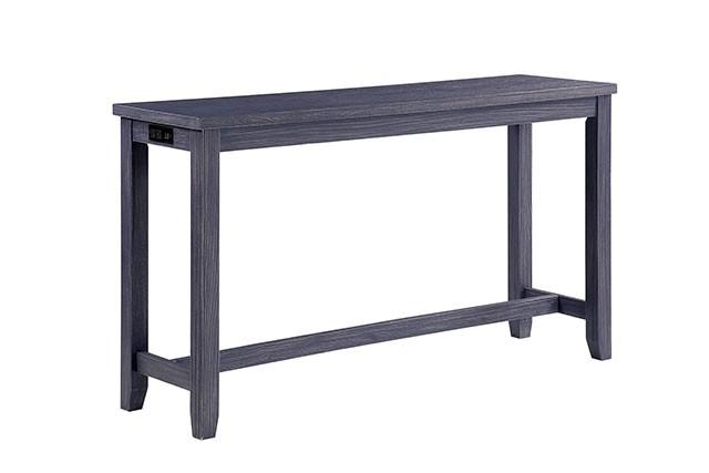 Caerleon 3 & 4 Piece Counter Ht. Set Gray & Blue - Furniture 4 Less Outlet (Salinas,CA)