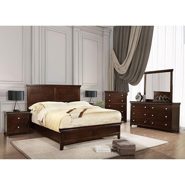 Spruce Brown Cherry Mirror - Furniture 4 Less Outlet (Salinas,CA)