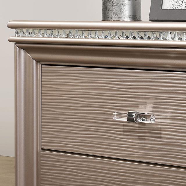 ALLIE Dresser, Rose Gold - Furniture 4 Less Outlet (Salinas,CA)