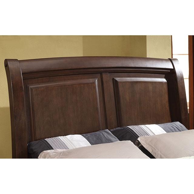 Litchville Brown Cherry Queen Bed - Furniture 4 Less Outlet (Salinas,CA)