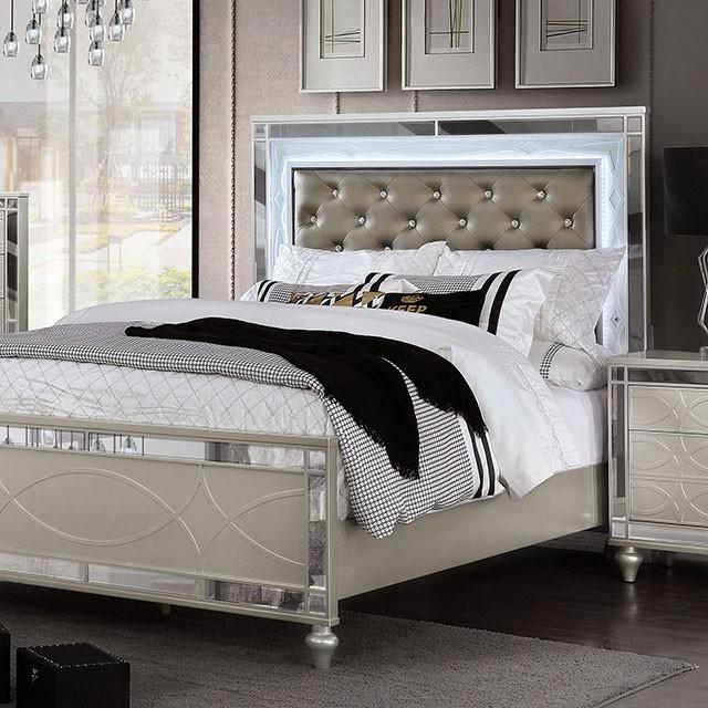 MANAR Cal.King, E.King, & Queen Bed - Furniture 4 Less Outlet (Salinas,CA)