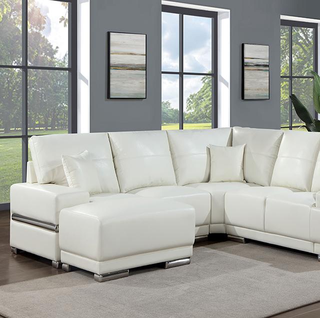 ALTHEA Sectional, White - Furniture 4 Less Outlet (Salinas,CA)