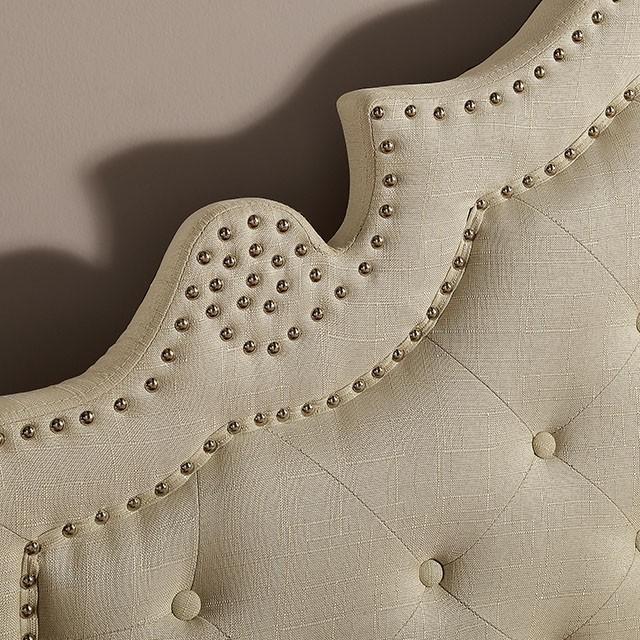 Aubree Bed Beige - Furniture 4 Less Outlet (Salinas,CA)