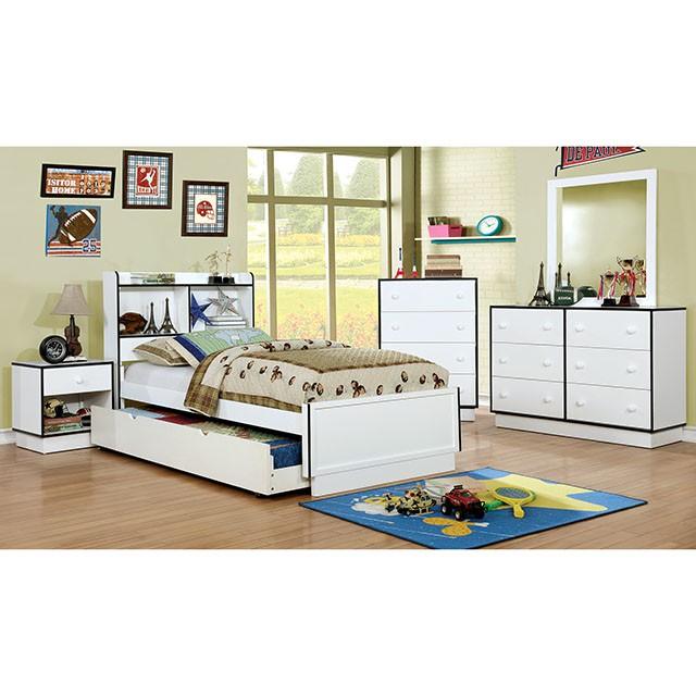 Bobbi Night Stand Blue - Furniture 4 Less Outlet (Salinas,CA)