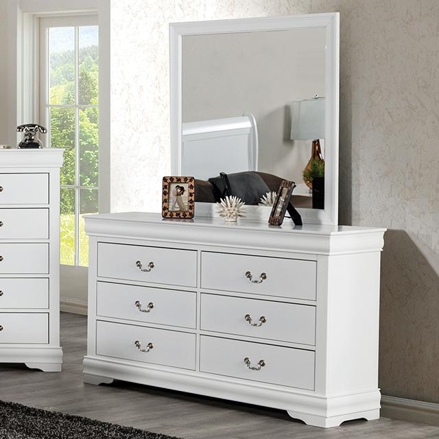 Louis Philippe Dresser White - Furniture 4 Less Outlet (Salinas,CA)